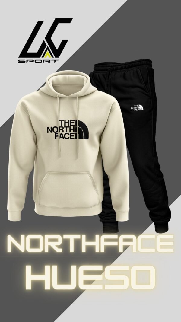 Conjunto North Face hueso