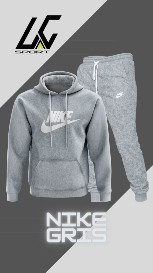 Conjunto Nike Gris Plata