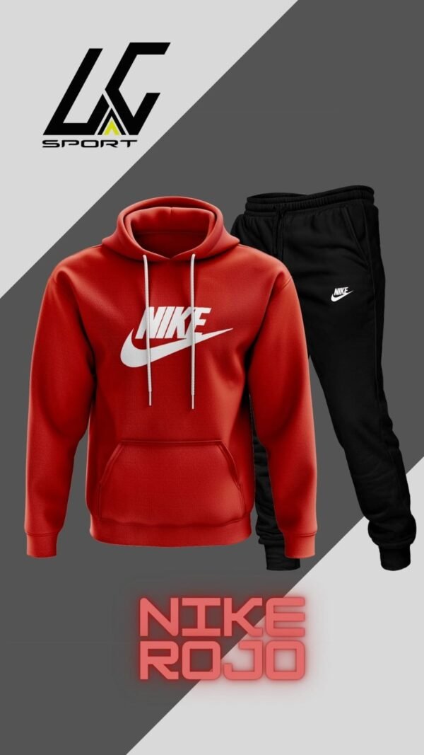 Conjunto Nike Rojo